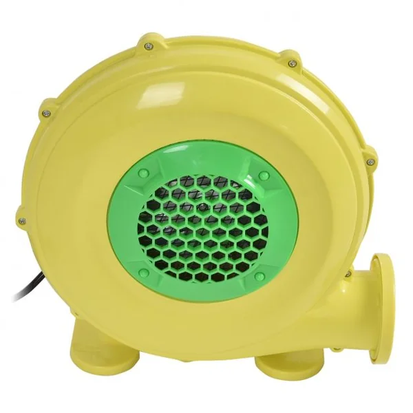 Ventilateur Électrique pour Château Gonflable Barbecue Piscine avec Moteur 450 W 220-240V 50Hz Jaune