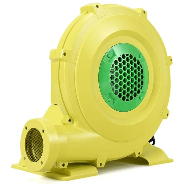 Ventilateur Électrique pour Château Gonflable Barbecue Piscine Pompe Gonflable avec Moteur 680W 220-240V 50Hz Jaune