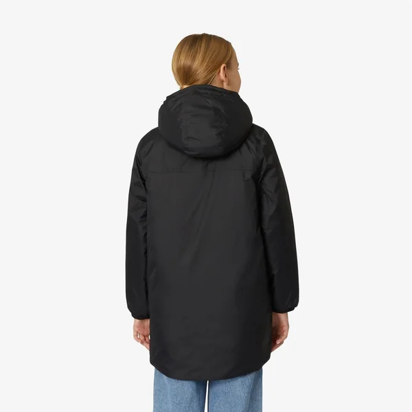 Veste longue fourrée Eiffel Orsetto 3.0 noire mixte K-Way - Soins Bébé Naturels & Produits Maman Après Naissance