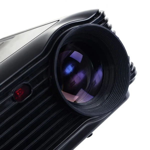Vidéoprojecteur HD Projecteur LED Supporte 1080P 2600 Lumens Contraste 1000:1 Soutien AV Audio VGA USB HDMI Multimédia