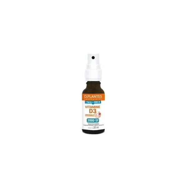 Vitamine D3 2000 UI spray 20 ml – D.Plantes
