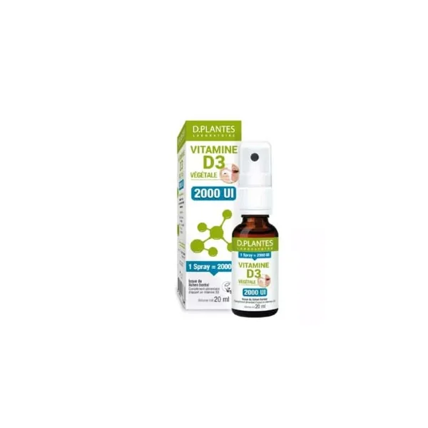 Vitamine D3 végétale 2000 UI spray – D.Plantes