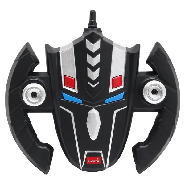 Voiture transformable en robot 2 en 1 pour enfants, Télécommandé, Rechargeable, Radio Commandé, +8 ans, Noir