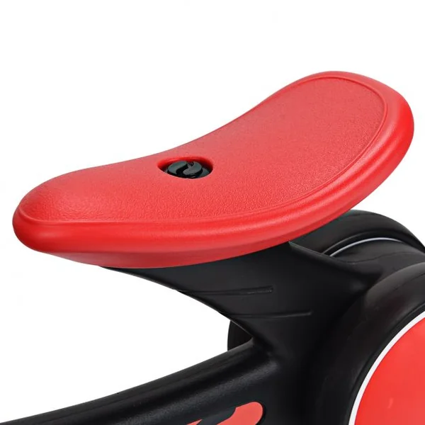 Vélo d’équilibre sans pédales pour enfant Draisienne pour enfants de 1-3 ans, en HDPE-PP-EVA, 58x30x40cm, Rouge et noir
