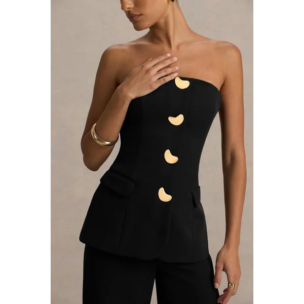 Zoey | Combinaison bandeau noire