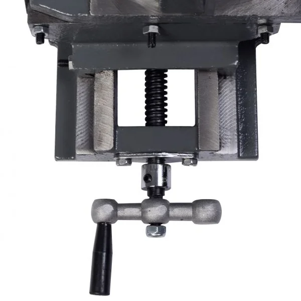 Étau d'établi 2 axes Étau à croix Empan 85mm pour perceuse à colonne Transversal 130mm Noir